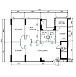 Blk 317 Sembawang Vista (Sembawang), HDB 4 Rooms #569314591
